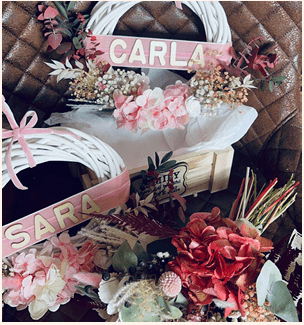 Corona personalizable (madera blanco) - Imagen 2