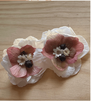 Pendientes Hortensia - Imagen 2